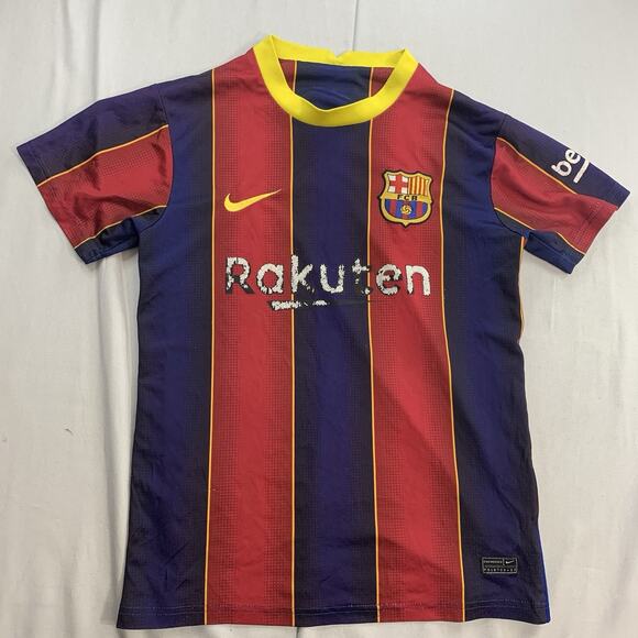 Nike FC Barcelona Soccer Jersey Adult Sz Small Home Jersey - Picture 1 of 10
